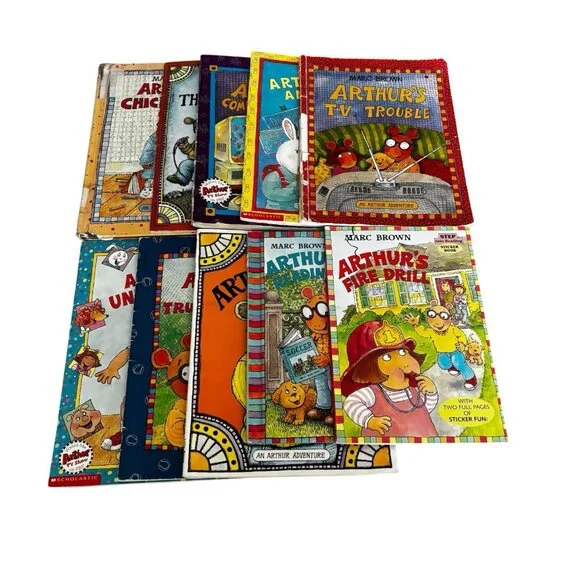 Lot 10 Arthur The Aardvark Vintage Story Books Gift Variety Children’s - Picture 1 of 5